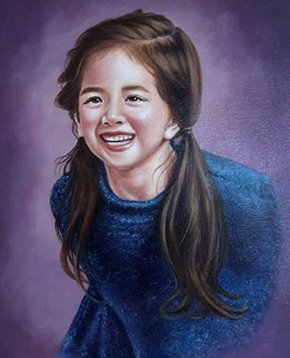 소녀 oil on canvas 10호